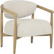 Sigrid Light Oak / Monument Oatmeal Lounge Chair